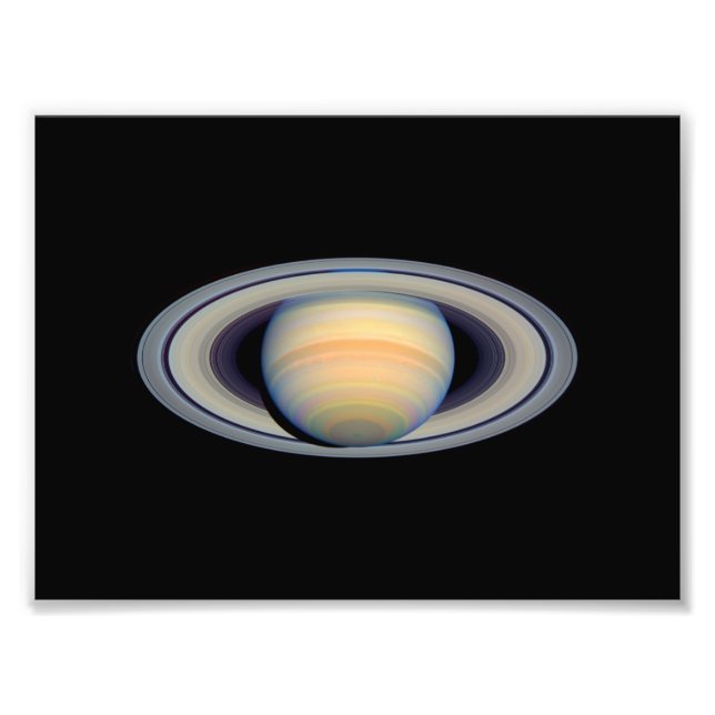 Saturn (Hubble Telescope) Fotodruck (Vorne)
