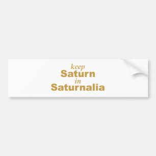 Saturn in Saturnalia behalten Autoaufkleber