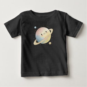 Saturn Kids Weltraum Baby T-shirt