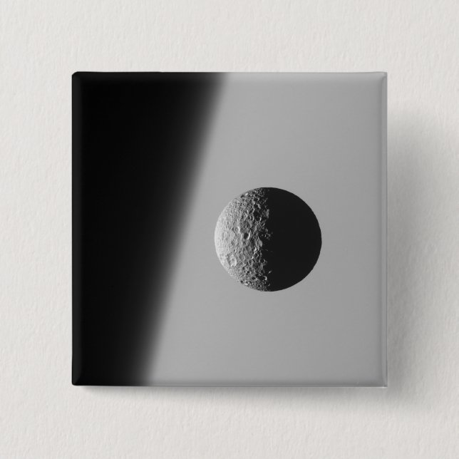 Saturn Mimas Button (Vorderseite)
