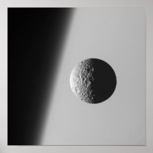 Saturn Mimas Poster
