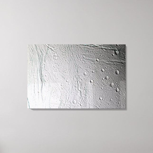 Saturn-Mond-Enceladus 4 Leinwanddruck (Vorderseite)