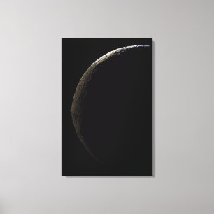 Saturn Mond Iapetus Leinwanddruck