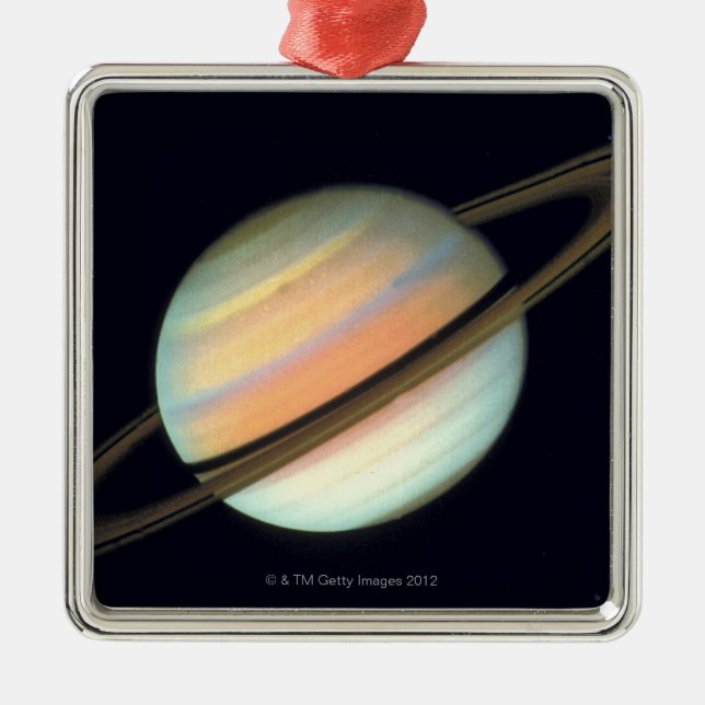 Saturn Ornament Aus Metall (Vorne)