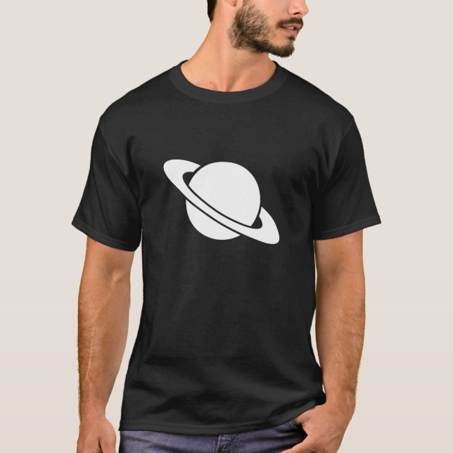 Saturn-Piktogramm-T - Shirt (Vorderseite)