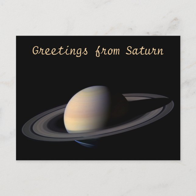 Saturn Postkarte (Vorderseite)