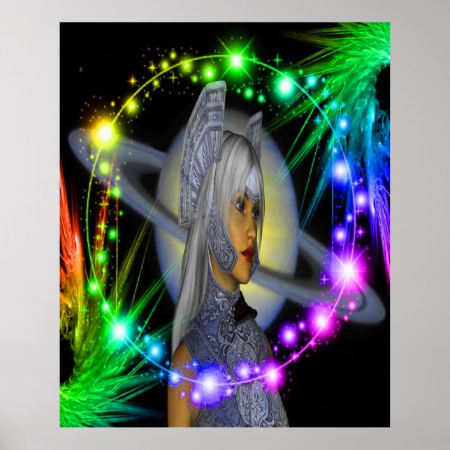 Saturn Rising Poster (Vorne)