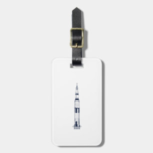 Saturn Rocket Gepäckanhänger
