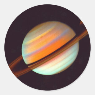 SATURN RUNDER AUFKLEBER