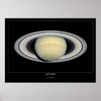 Saturn Space Science Astronomie-Poster Poster