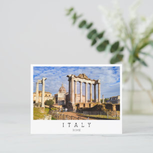 Saturn-Tempel, Rom, Italien Postkarte