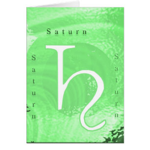 Saturn-Tierkreis-Astrologie-Entwurf