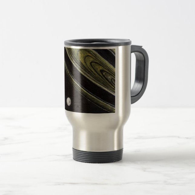 Saturn und Tethys reisen Schlamm, 15 oz. Reisebecher (VorderseiteRechts)