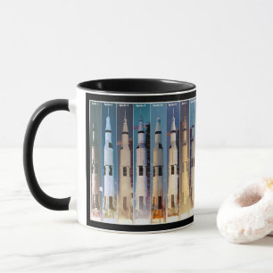 Saturn V Moon Rocket startet Tasse