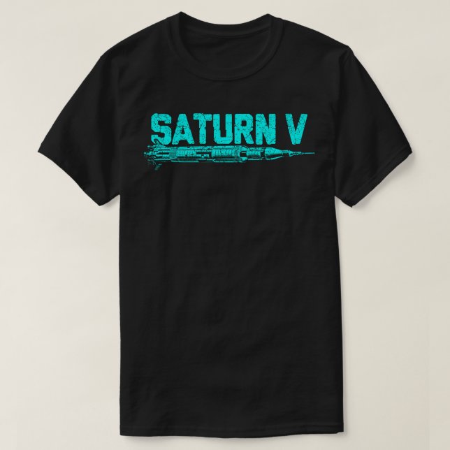 Saturn V Rakete 8 T-Shirt (Design vorne)
