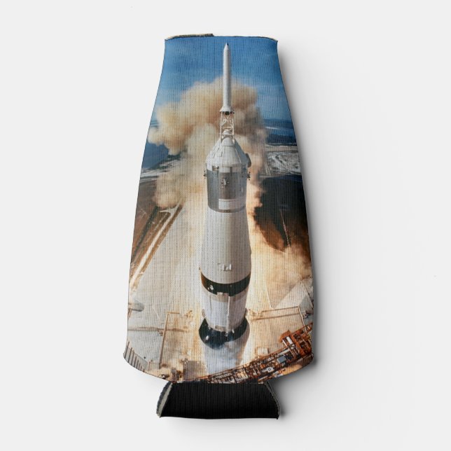 Saturn V Raketenstart 1969 Apollo Raumfahrzeug Kan Flaschenkühler (Vorderseite)