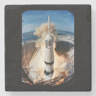 Saturn V Raketenstart 1969 Apollo Spacecraft Steinuntersetzer