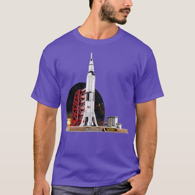 Saturn V Space Shuttle T-Shirt (Vorderseite)