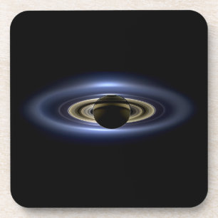 Saturn verdeckt die Sonne vom Cassini Orbiter aus  Getränkeuntersetzer