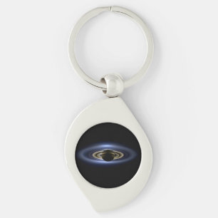 Saturn verdeckt die Sonne vom Cassini Orbiter aus  Schlüsselanhänger