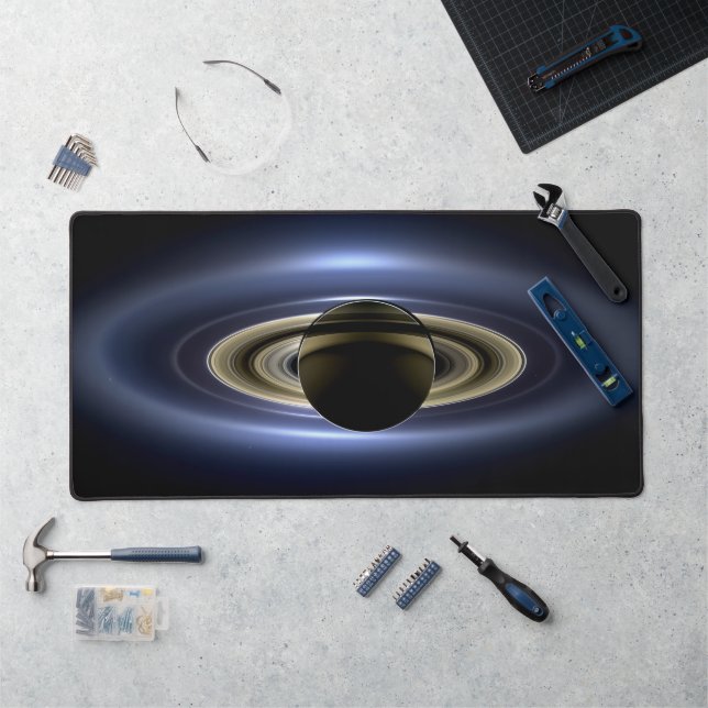 Saturn verlor die Sonne von Cassini Orbiter Schreibtischunterlage (Arbeitsplatz)