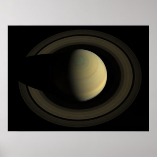 Saturn von oben poster