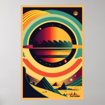 Saturne, poster Espace