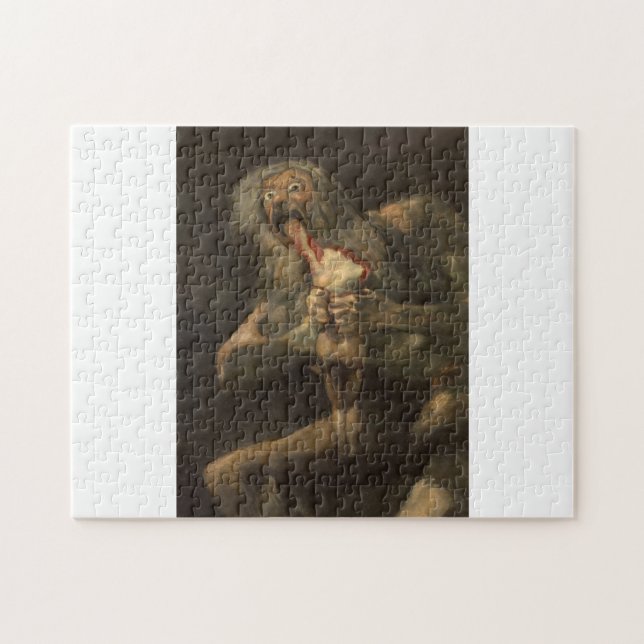 Saturno devorando a su hijo francisco de goya (Horizontal)