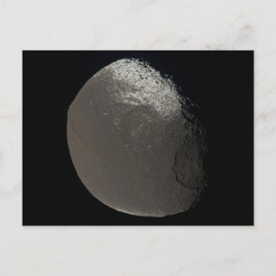 Saturns drittgrößter Mond Iapetus von Cassini Postkarte