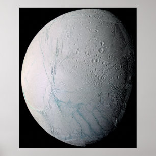 Saturns Mond Enceladus 3 Poster