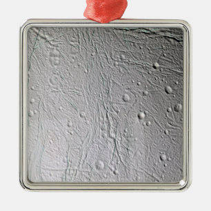 Saturns Mond Enceladus 4 Silbernes Ornament