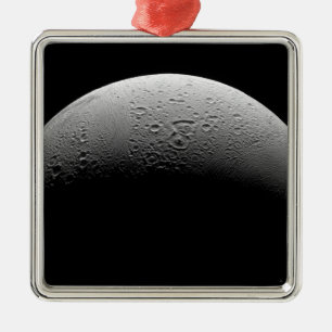 Saturns Mond Enceladus 5 Silbernes Ornament