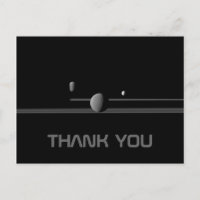 Saturns Monde danke dir Postkarte
