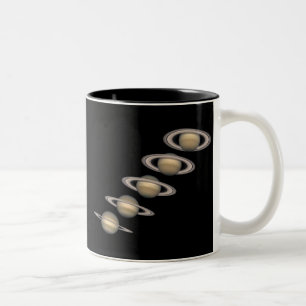 Saturns Ringe Zweifarbige Tasse