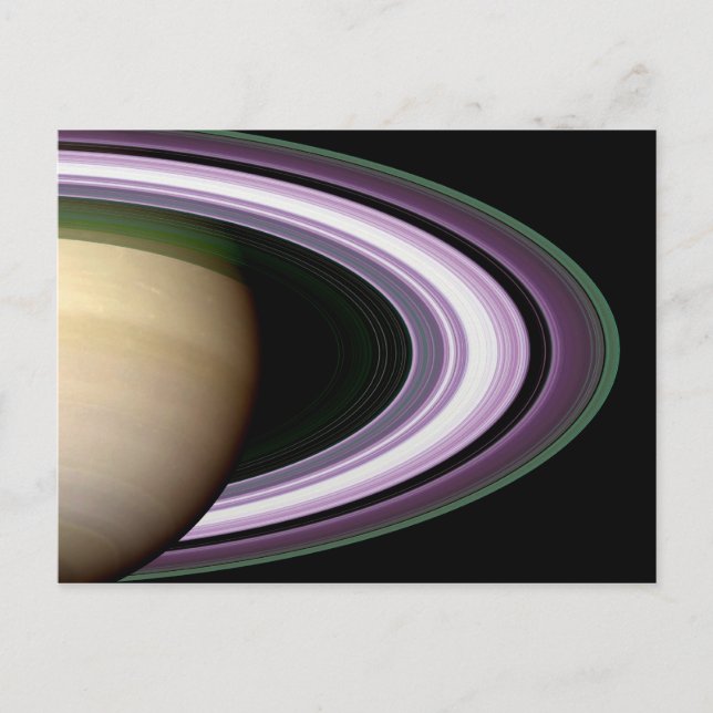 Saturns Rings Postkarte (Vorderseite)