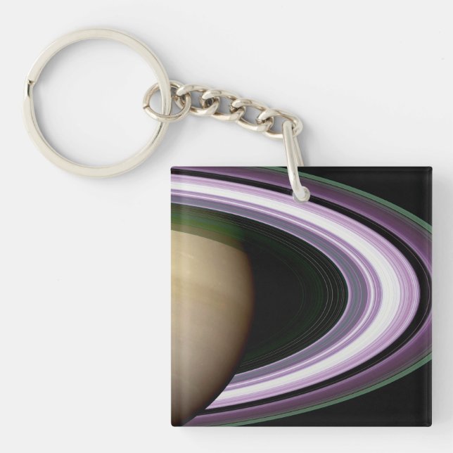 Saturns Rings Schlüsselanhänger (Vorderseite)