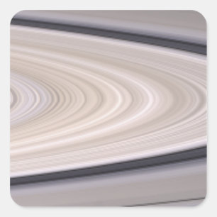 Saturns Ringsystem Quadratischer Aufkleber