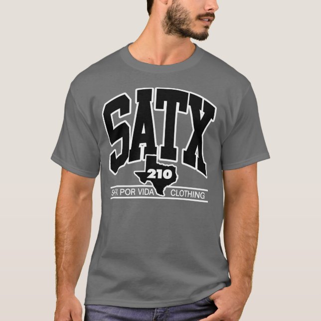 SATX POR VIDA Rückschritt T-Shirt (Vorderseite)