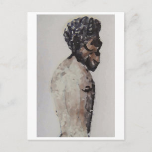 Satyr/Haushalt RS Öl p Postkarte