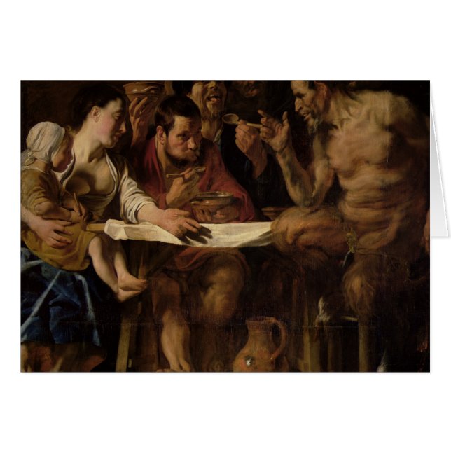Satyr und Bauer, 1620 (Vorderseite (Horizontal))