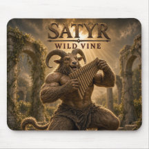 Satyr Wilde Weinrebe Dark Realism