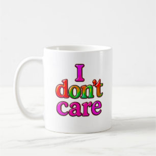 Satz Mir egal Kaffeetasse