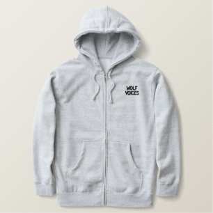 Satzjacke/Hoodie Bestickter Hoodie