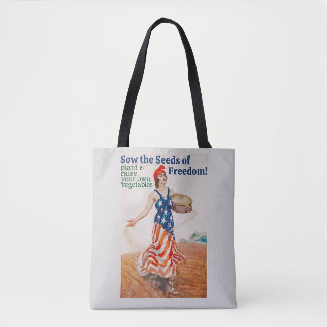 Sau die Samen der Freiheit! Tragetasche Tasche (Vorderseite)