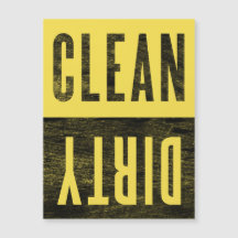 sauber | Geschirrspülmaschine "Dirty Letterpress" 
