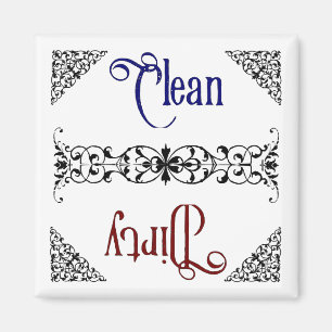 Sauber oder schmutzig magnet