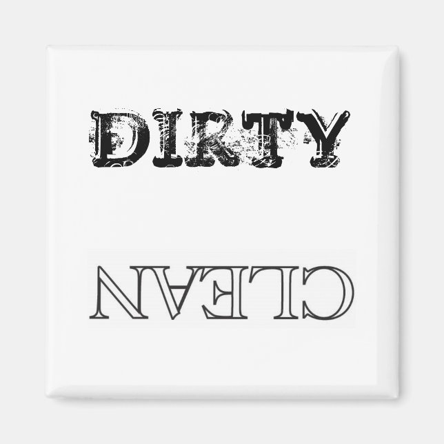 Sauber, schmutziger Magnet (Vorne)