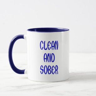Sauber und nüchtern tasse