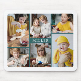 Saubere Elegante Aquamarine Familie 6 Fotomaterial Mousepad