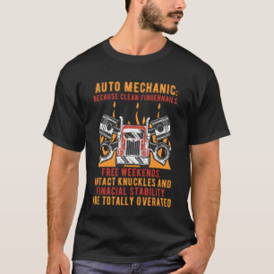 Saubere Fingernägel sind völlig überbewertet Mecha T-Shirt